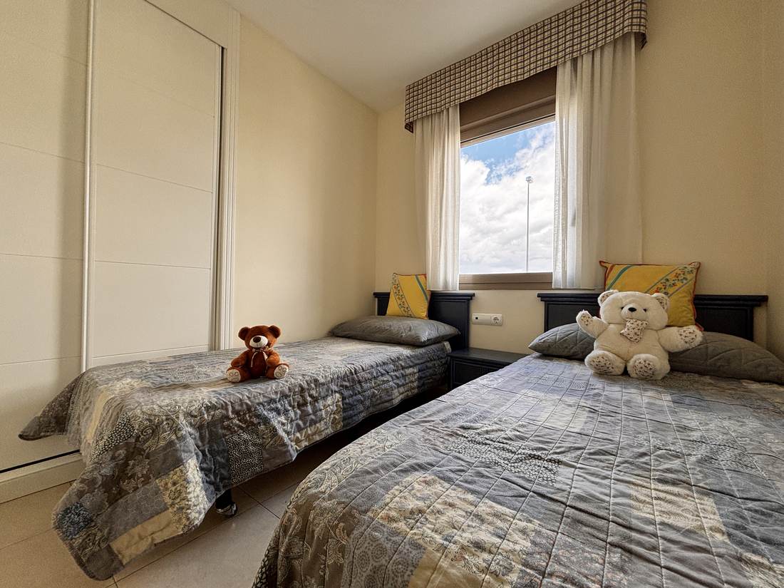 Segundo dormitorio, con dos camas individuales