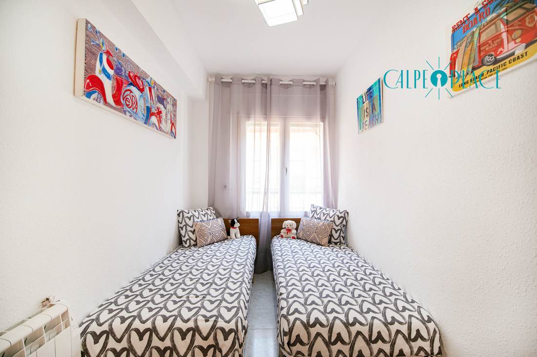 Segundo dormitorio, con dos camas individuales
